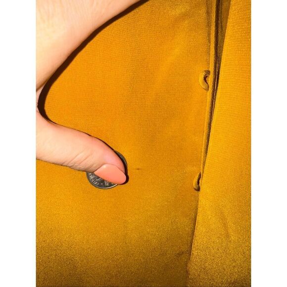 Silk Marc Jacob’s Mustard Blouse *note - Picture 13 of 16
